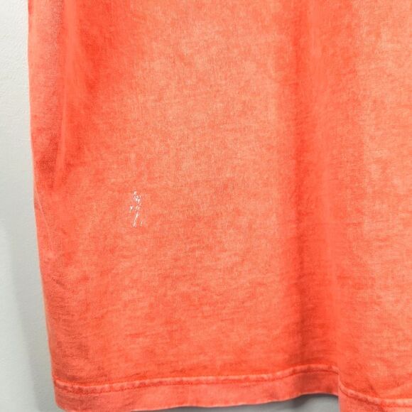 Aelfric Eden Orange Short Sleeve Oversized Weathered Look Box Tee Small - Picture 6 of 6